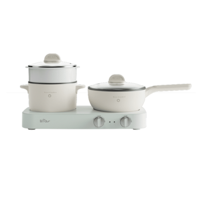 Bếp điện đôi đa năng kèm nồi chảo Bear SB-BD02N